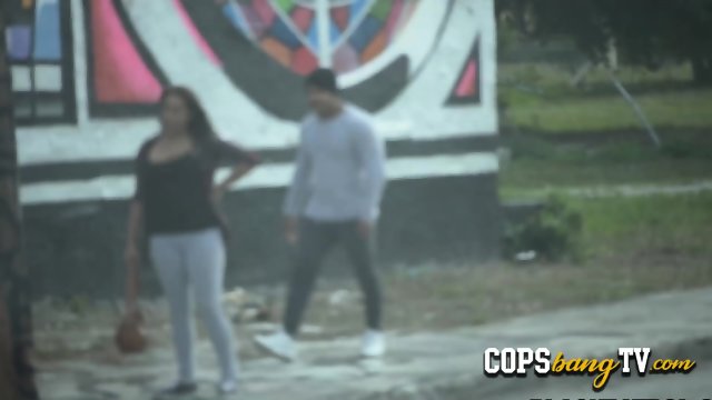 Milf cops get drilled in doggystyle by naughty purse snatching thiefs