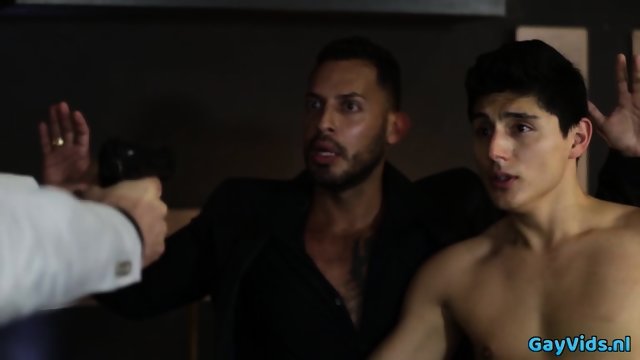 Latin gay spanking with cum in mouth