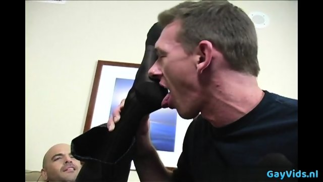 Hot gay foot fetish with cumshot