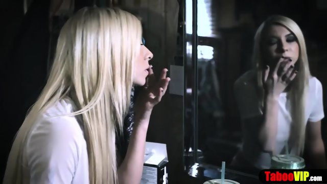 Petite stepsister begging for fucking to stepbrother