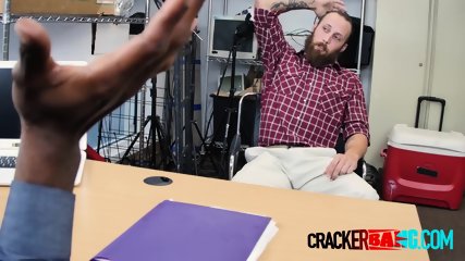 Bearded Cracker Is Subdued Into Taking Directors Big Cock