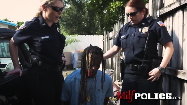 Rhasta criminal sucks on milf cops coochies before drilling them