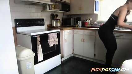 homemade, kitchen, webcam, pov