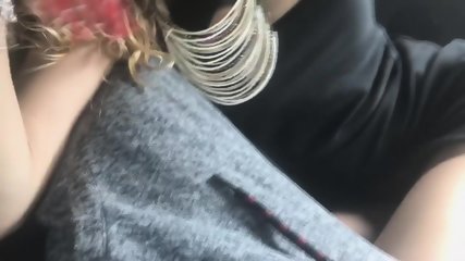 Sexy Latin Giving A Blowjob In The Car