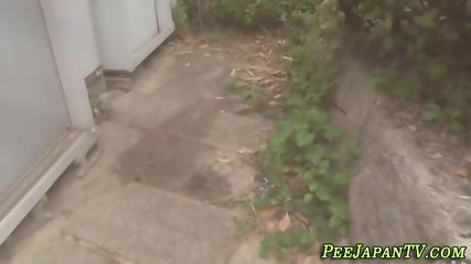 peeing, outdoors, piss, asian
