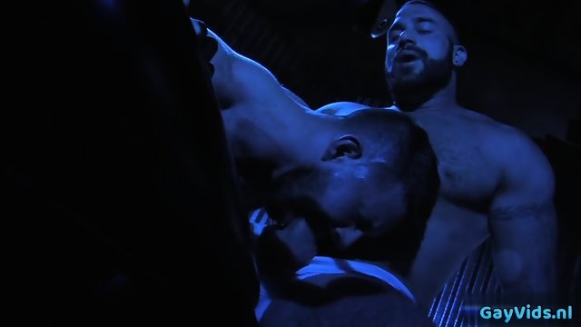 Muscle gay anal and cumshot