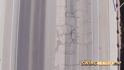 Swinger Amateur Lady Tells How Excited She Feels To Start The Experience In The Swing House.