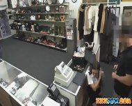 Stewardess Sucks Cock In Public Store And Gets Fucked In A Toilet