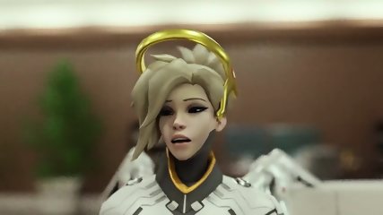 overwatch mercy, huge tits, amateur, breast expansion