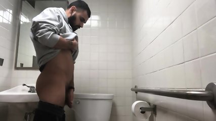 toilet cam, toilet, striptease, coworker