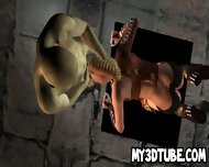 Hot 3d Cartoon Blonde Babe Getting Fucked By A Goblin