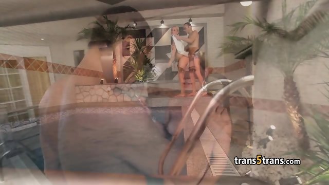 Tranny got her hairy ass fucked