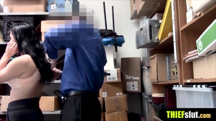 Female Security Officer Gets Fucked By Her Colleague