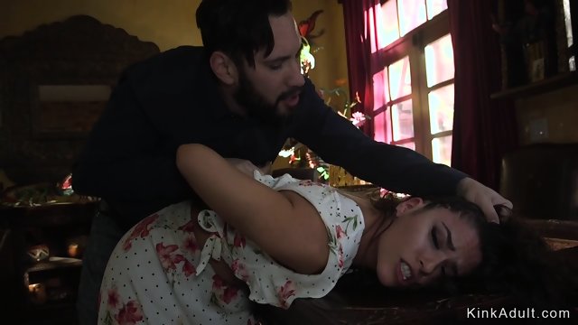 Dude owerpower slut and anal fuck bdsm