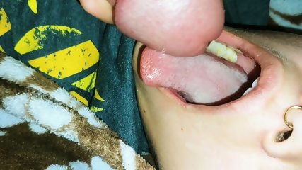 Teen, big tits, Swallow, cum in mouth