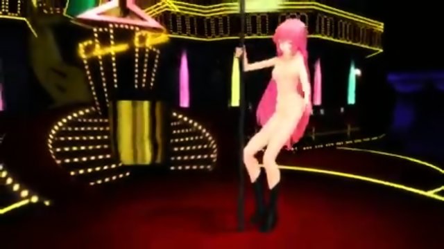 Miku Miku Exposed Poledance - Screenshot 8 of 15 - Cartoon