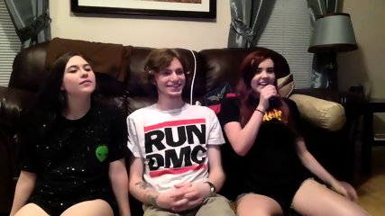 amateur, brunette, webcam, threesome