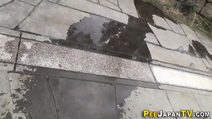Asians Leave Pee Puddles Outdoors