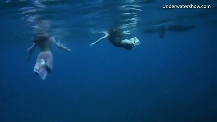 underwater, Tenerife, teens, sea