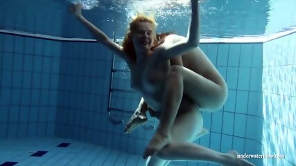 underwater, big tits, lesbians, babe