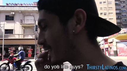 Amateur Straight Latino Blows His Cum Load