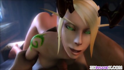 Sexy Heroes And Video Game Babes Give Titjob