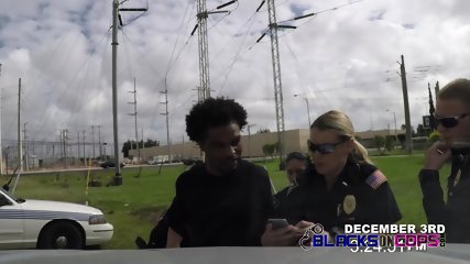 Black Dude Gets Fucked By Two Horny Cops At The Hood In Outdoors. Check The Full Scene To See All