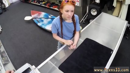 red head, Dolly Little, petite, blowjob