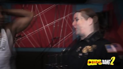 Horny Cops Love Getting Fucked By A Massive Cock During A Police Procedure For Looking The Biggest D