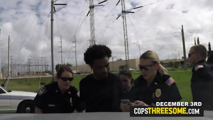Nasty Female Cops In Uniform Make A Naughty Threesome