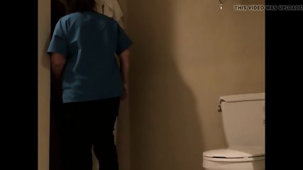 Housekeeping Services Black Dick In Hotel Bathroom