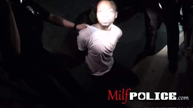 Black dude enjoys wet officers  blow job before nailing cunt