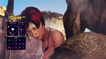 3D Teen Girl And Two Monster Hard Fuck Game