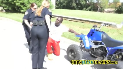 Black Dude Nails Hard The Officers Cunt After Licking