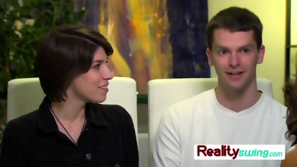 These horny swinger couples know how to have fun! Amateur reality swinger show waiting for you.