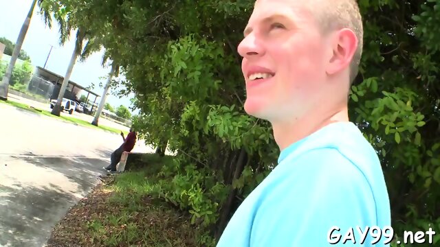 Hot white & black gay sex