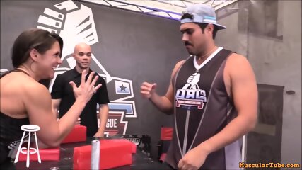 armwrestling, public, fetish, fight