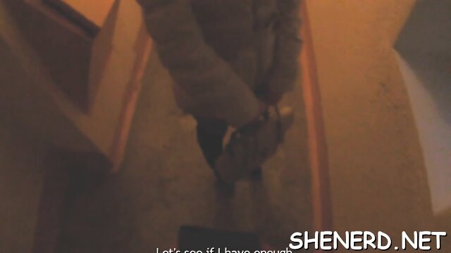 Appealing brunette woman Renata blows big boner