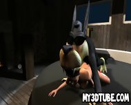 Sexy 3d Cartoon Brunette Getting Fucked By A Wolf