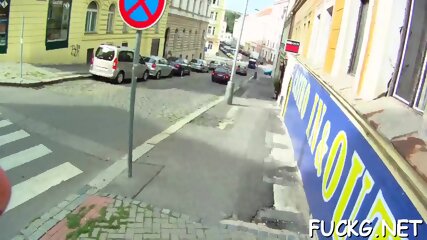 Shaved, European, Doggystyle, blowjob