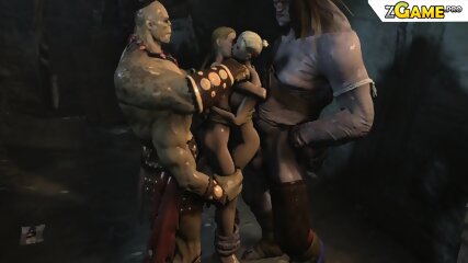 orc Porno, Wolfmens dick, horror, redhead