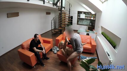 Delectable blonde lady  s fanny gets fully satisfied