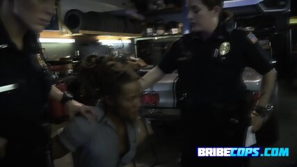Big Titty MILF Cop Is Getting Her Ass Pounded By A Big Black Dick!