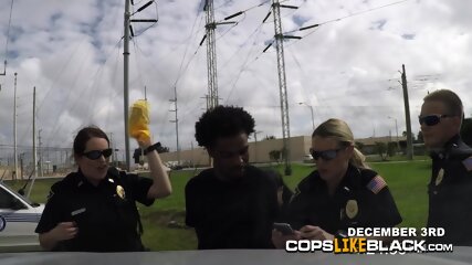 MILF Patrol Is Ready To Arrest Another Black Criminal To Fuck With Him!