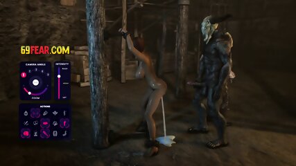 daemon, daemon orgy, BDSM blowjob, 3d fantasy porn
