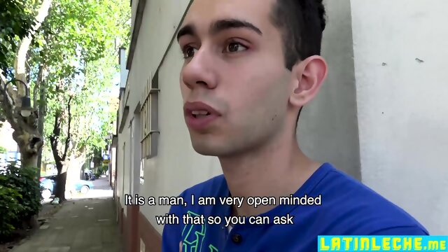 Top gay latino spreads his asshole for cash first time