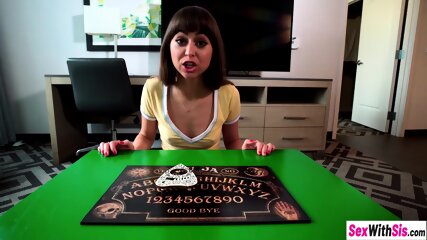 Stepsiblings Enjoy Hardcore Sex Playing The Ouija Board