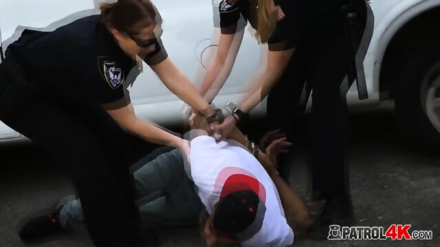Big black dick stud is paying the price for breaking the law!