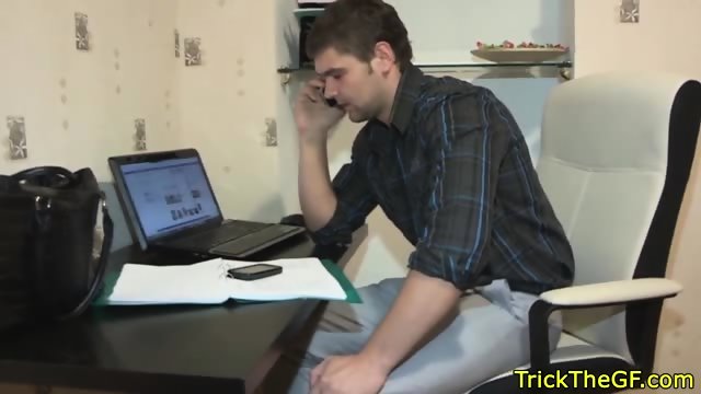 Cuckold Action With Cute Cheating Gf