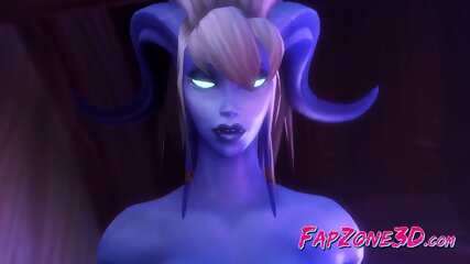 World Of Warcraft 3D Nude Heroes Gets A Huge Massive Cock
